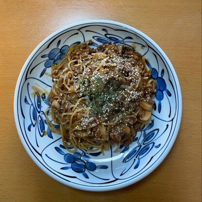 パスタと絡めてしまったので見た目が全然違ってますが、とても美味しく出来ました♪
ありがとうございます